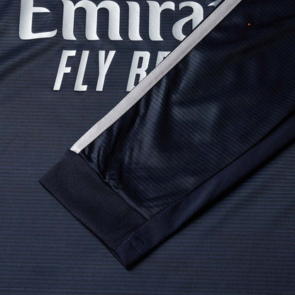 Heren Real Madrid Uit Lange Mouwen Voetbalshirt 2025/26 - achterkant