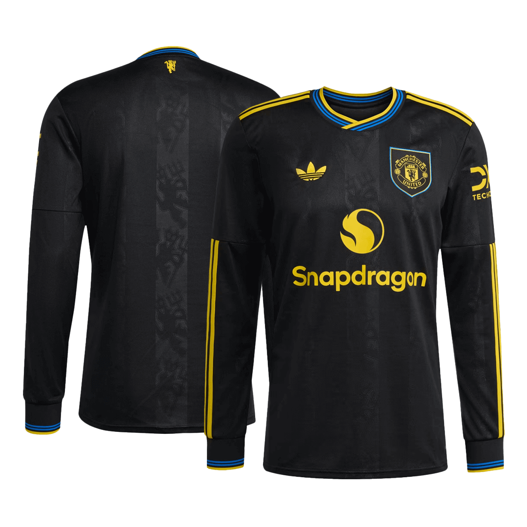 Heren Manchester United Derde Lange Mouwen Voetbalshirt 2025/26 - foto 9