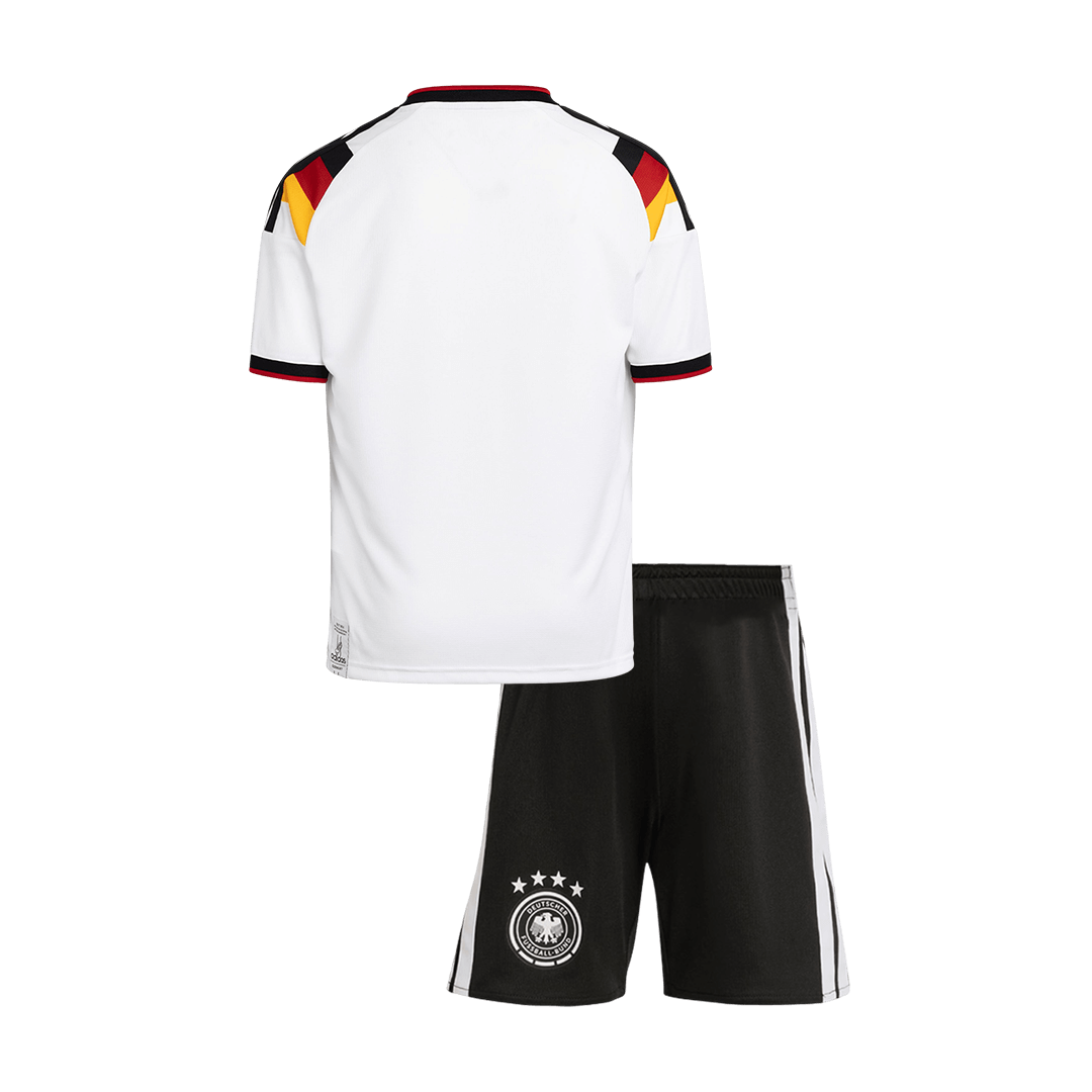 Kinder Duitsland Thuis Tenue WK Voetbal 2026 - achterkant