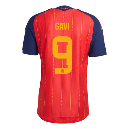 GAVI #9 Spanje Spelersversie thuisshirt WK Voetbal 2026 - slim fit