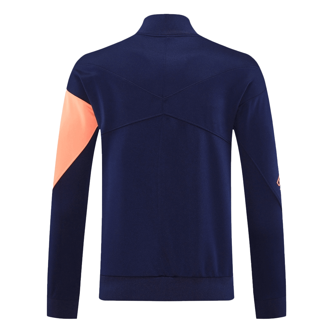 Barcelona Trainingsjack 2025/26 Navy&Orange - zijkant