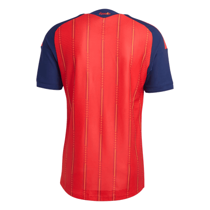 Spanje Thuis Spelersversie Voetbalshirt 2026 - Slim Fit - achterkant