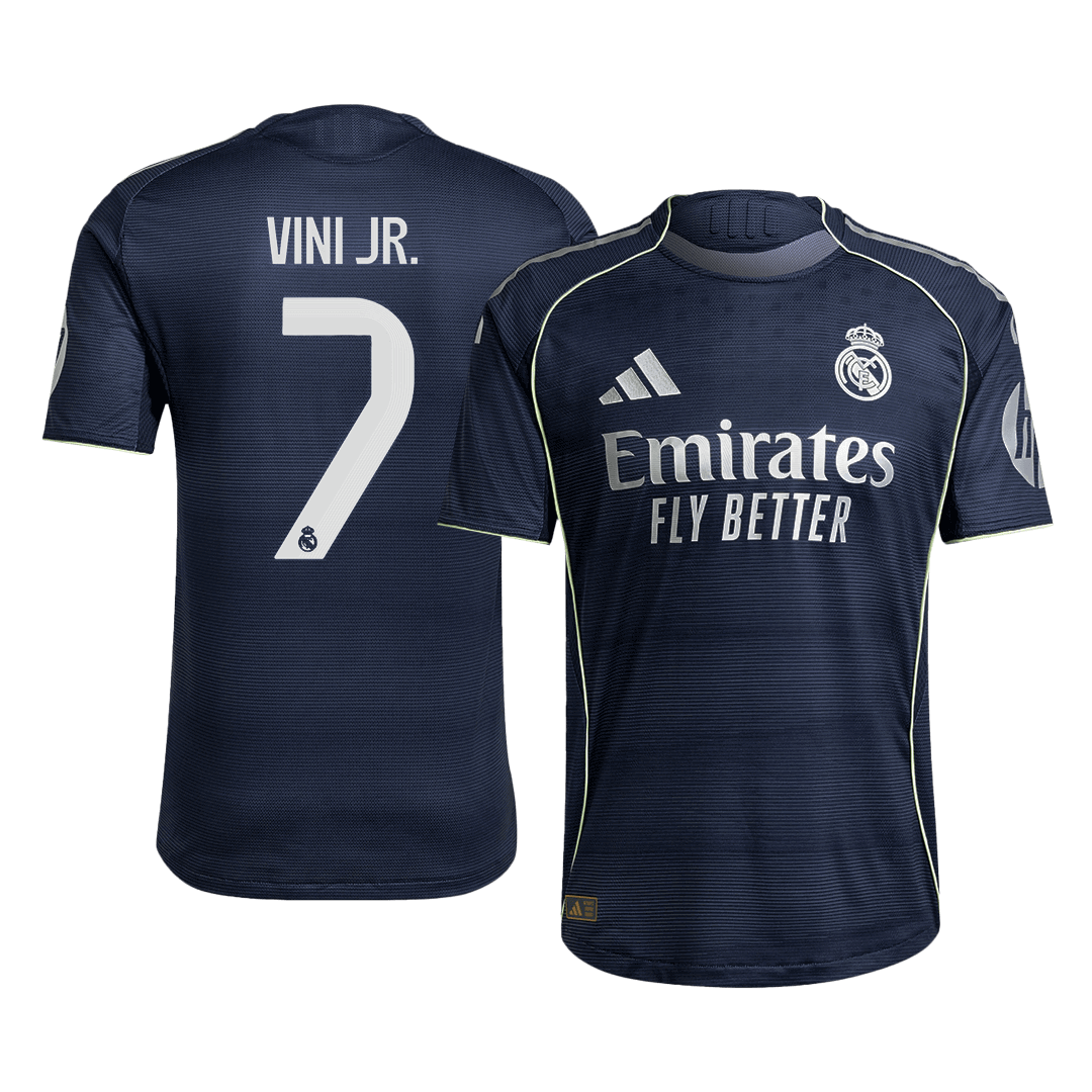 VINI JR. #7 Real Madrid Uit Spelersversie Voetbalshirt 2025/26 - Slim Fit