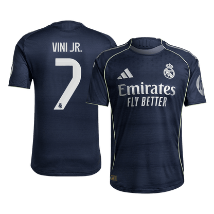 VINI JR. #7 Real Madrid Uit Spelersversie Voetbalshirt 2025/26 - Slim Fit