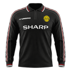 Maillot de football rétro Manchester United extérieur manches longues 1998
