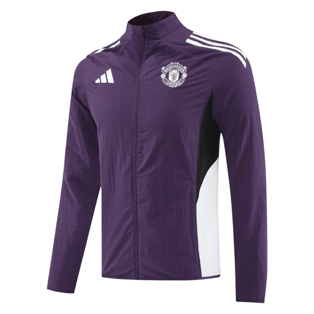 Manchester United Windjack 2025/26 Purple football shirt