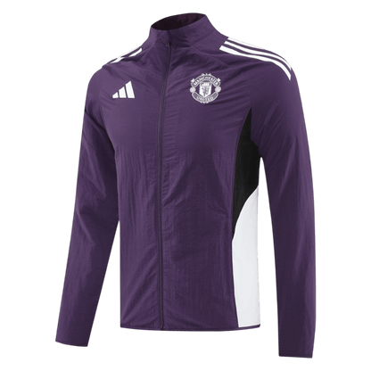 Manchester United Windjack 2025/26 Purple football shirt