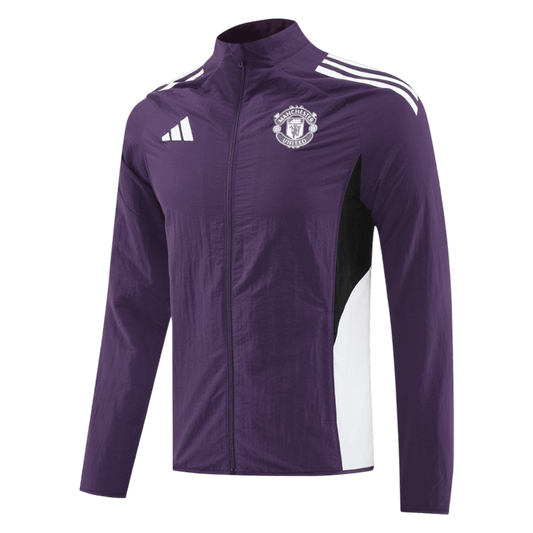 Manchester United Windjack 2025/26 Purple football shirt