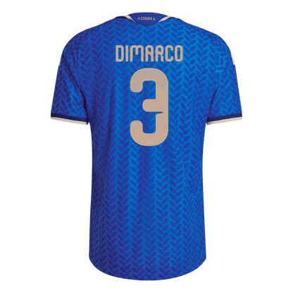 DIMARCO #3 Italië Thuis Spelersversie Voetbalshirt WK Voetbal 2026 - Slim Fit - achterkant