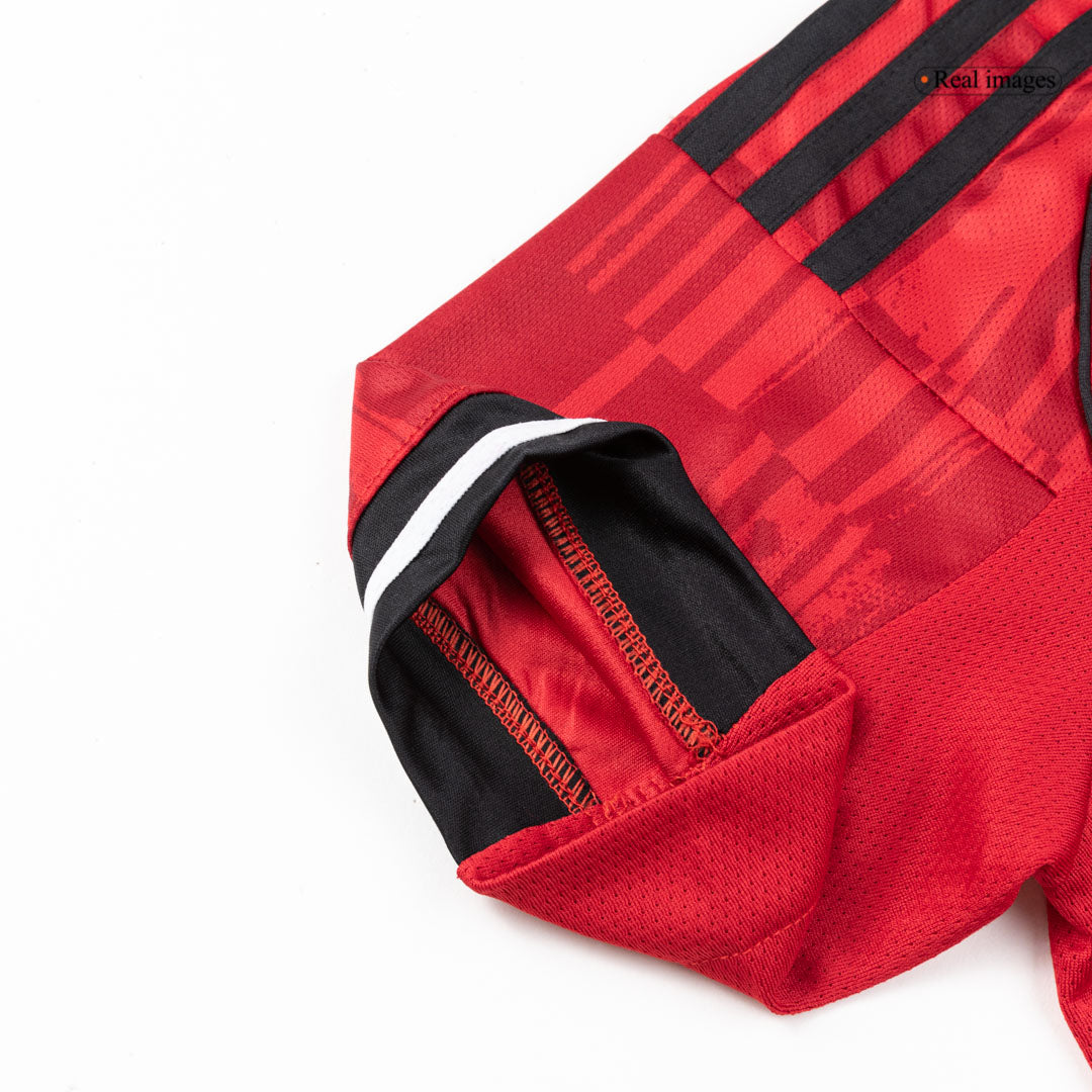 Dames Manchester United Thuis Voetbalshirt 2025/26 - close-up