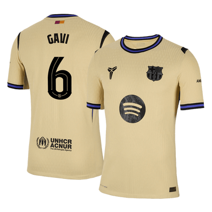 GAVI #6 Barcelona Uit Spelersversie Voetbalshirt 2025/26 - UCL - Slim Fit