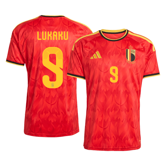 LUKAKU #9 Heren België thuisshirt WK Voetbal 2026