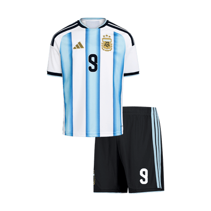 J.ALVAREZ #9 Kinder Argentinië thuistenue 2026 [PREMIUM]