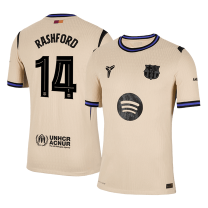 RASHFORD #14 Barcelona Uit Spelersversie Voetbalshirt 2025/26 - UCL - Slim Fit