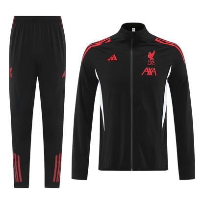 Liverpool Trainingsjack Set(top+broek) 2025/26 Black football shirt