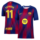 RAPHINHA #11 Heren Barcelona thuisshirt 2025/26 - UCL [PREMIUM]