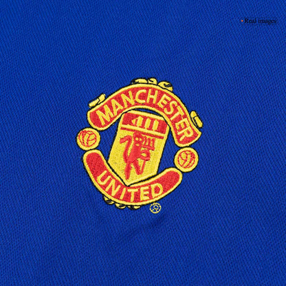 Retro Manchester United Uit Voetbalshirt 2005/06 - close-up
