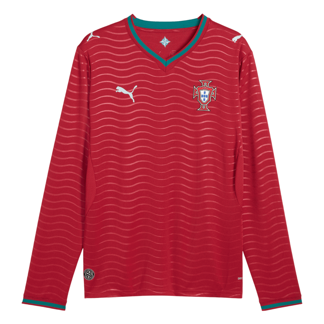 Heren Portugal Thuis Lange Mouwen Voetbalshirt 2026