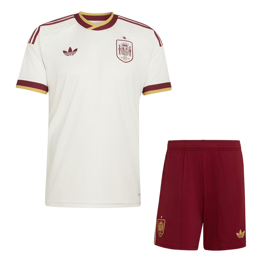 Spanje Uit Set WK Voetbal 2026 - voorkant