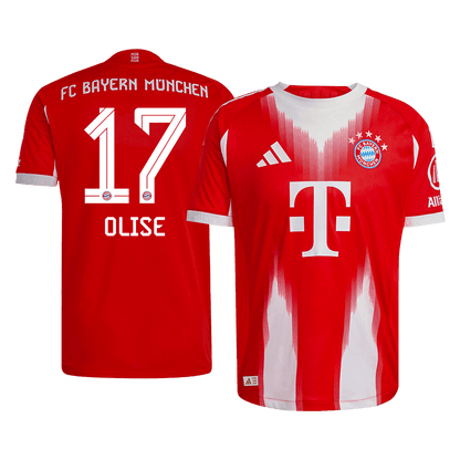 OLISE #17 Bayern Munich Thuis Spelersversie Voetbalshirt 2025/26 - Slim Fit