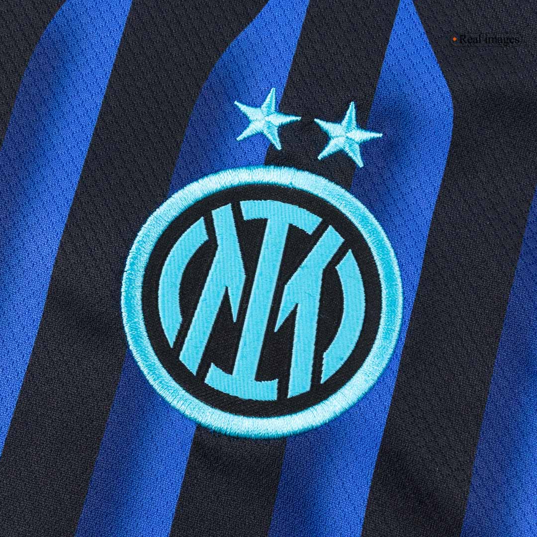 Dames Inter Milan Thuis Voetbalshirt 2025/26 - close-up