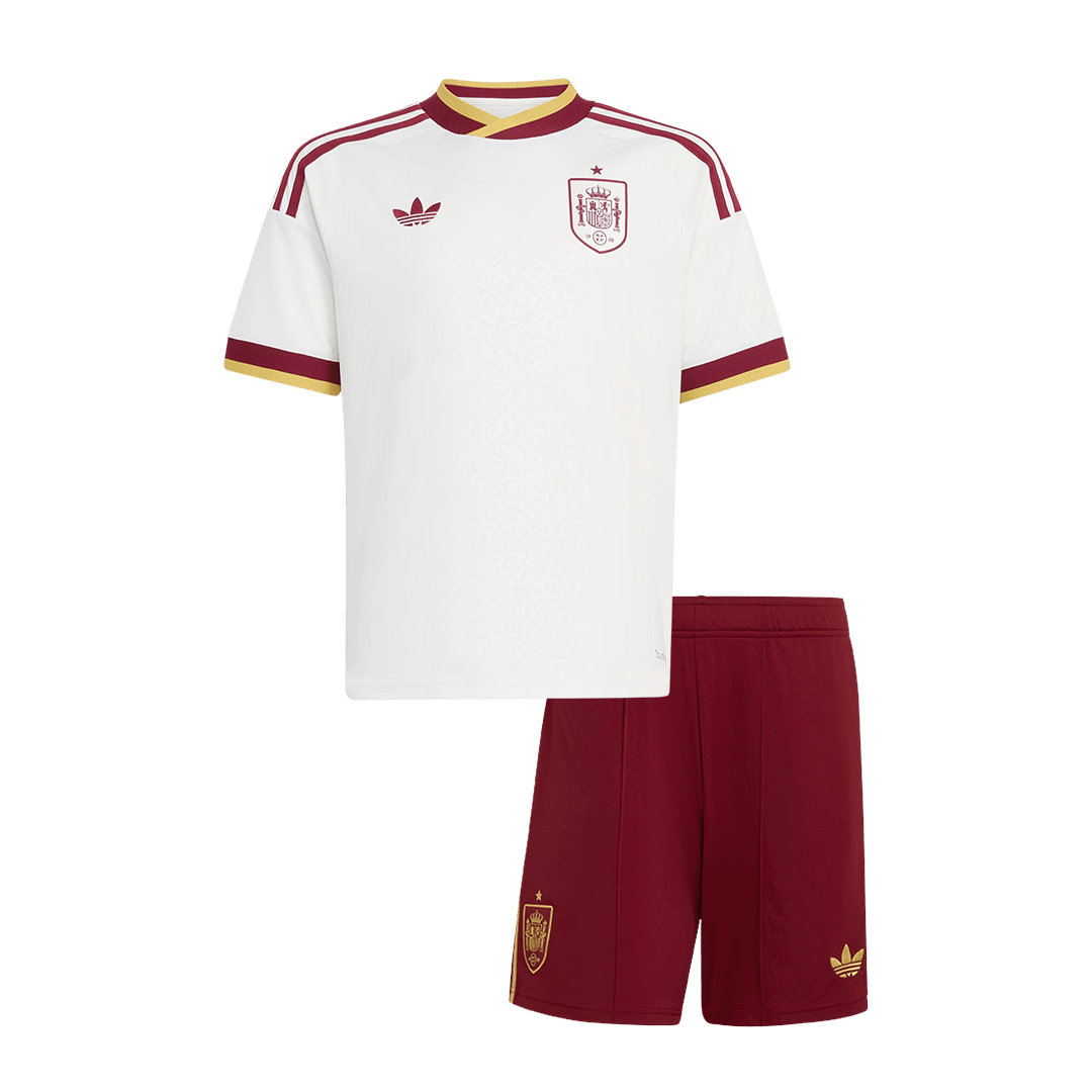 Kinder Spanje Uit Tenue 2026 - voorkant