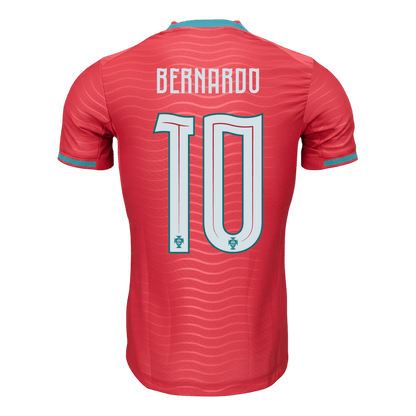 BERNARDO #10 Portugal Thuis Spelersversie Voetbalshirt 2026 - Slim Fit - extra