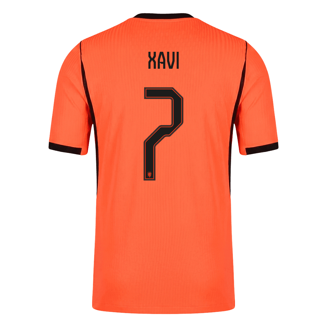 XAVI #7 Nederland Spelersversie thuisshirt WK Voetbal 2026 - slim fit