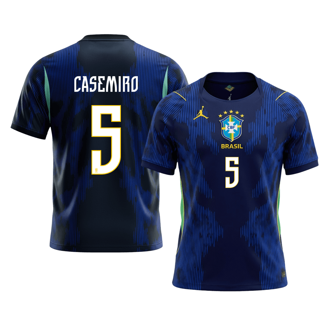 CASEMIRO #5 Maillot de Foot Extérieur Brésil Homme Coupe du Monde 2026