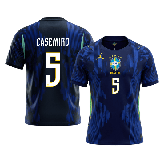 CASEMIRO #5 Heren Brazilië uitshirt WK Voetbal 2026