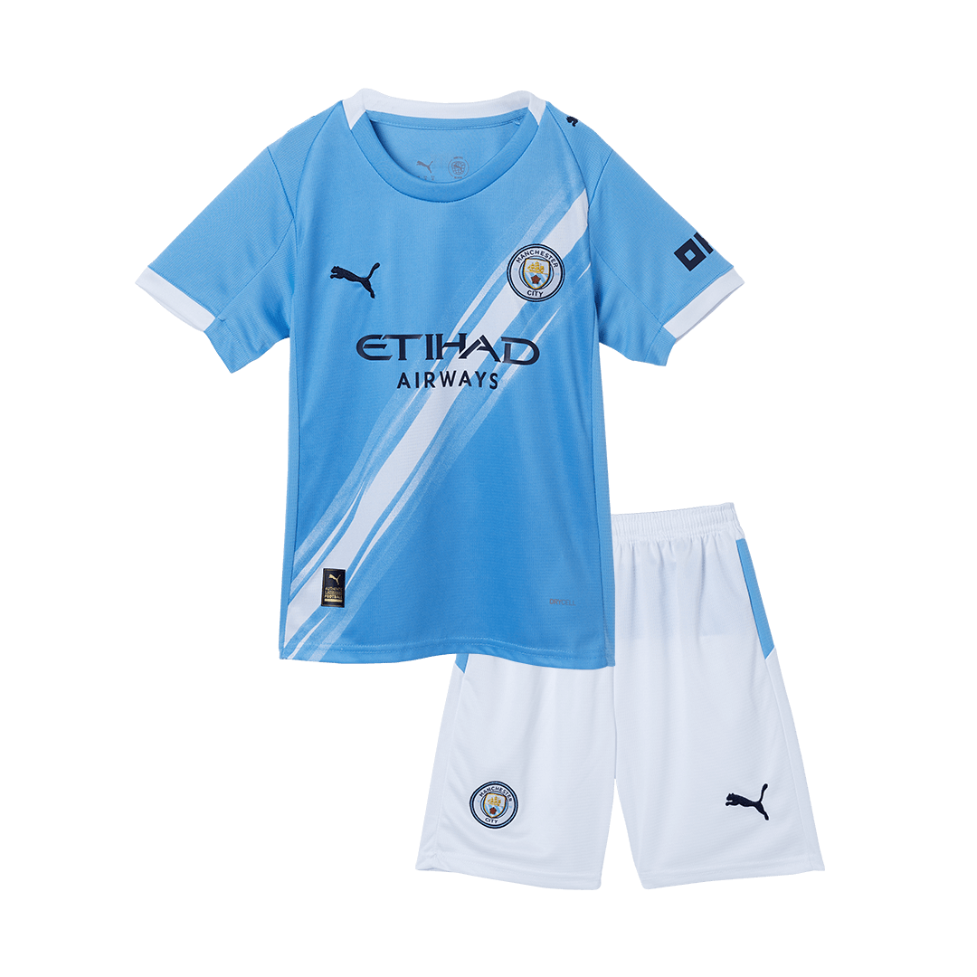 Kinder Manchester City Thuis Tenue 2025/26 - detail