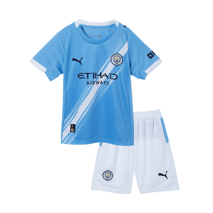 Kinder Manchester City Thuis Tenue 2025/26 - detail