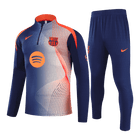 Barcelona Joggingpak met rit Set(top+broek) 2025/26 Black&Orange
