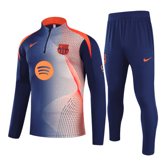 Barcelona Joggingpak met rit Set(top+broek) 2025/26 Black&Orange football shirt