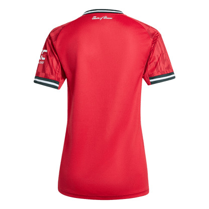 Dames Manchester United Thuis Voetbalshirt 2025/26 - detail