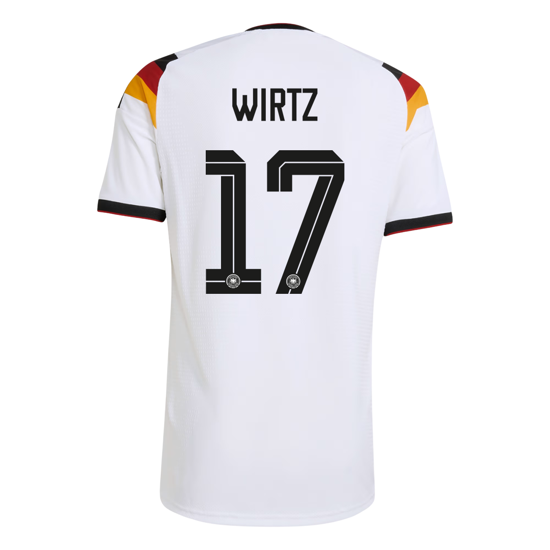 WIRTZ #17 Duitsland Thuis Spelersversie Voetbalshirt WK Voetbal 2026 - Slim Fit - detail