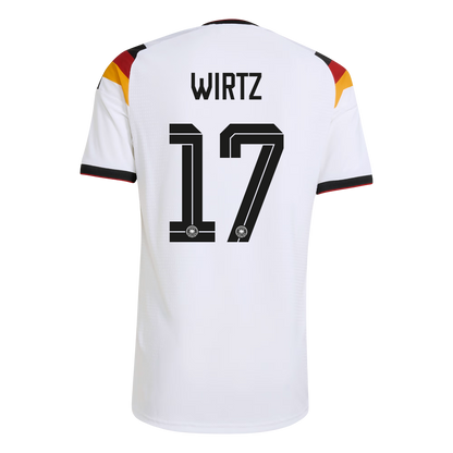 WIRTZ #17 Duitsland Thuis Spelersversie Voetbalshirt WK Voetbal 2026 - Slim Fit - detail