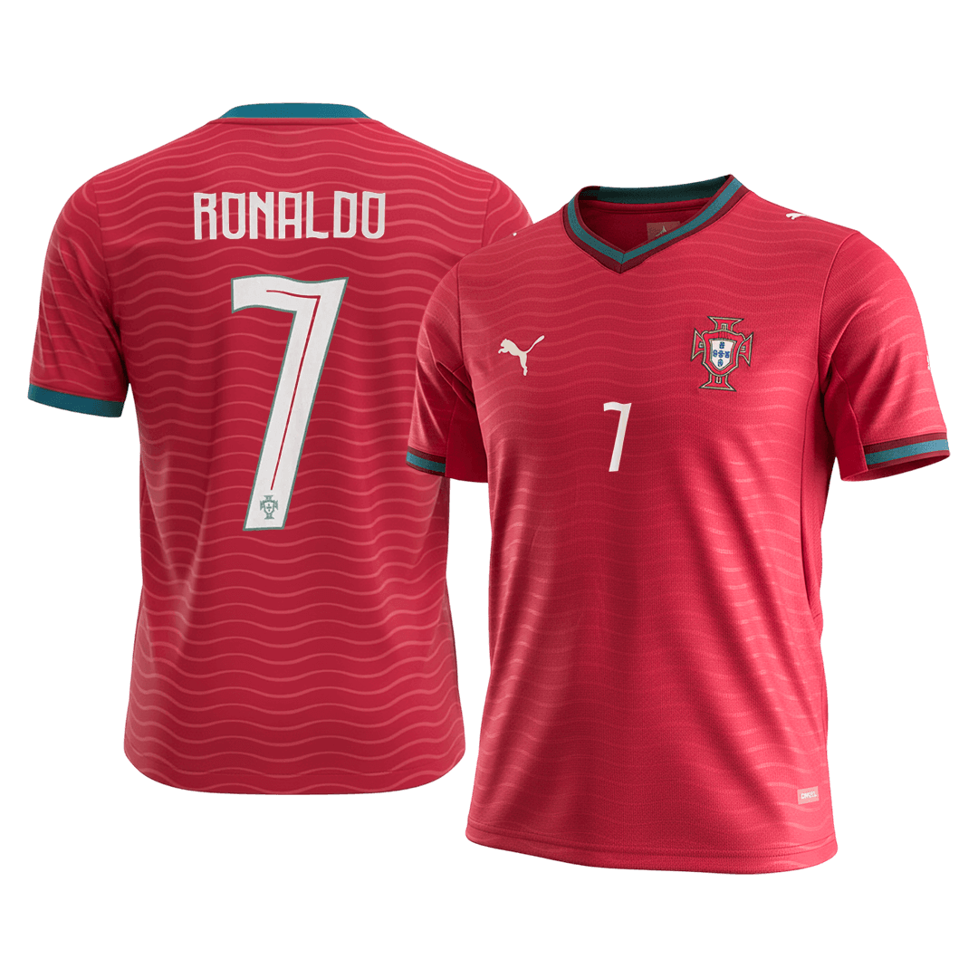 RONALDO #7 Heren Portugal Thuis Voetbalshirt WK Voetbal 2026 - detail