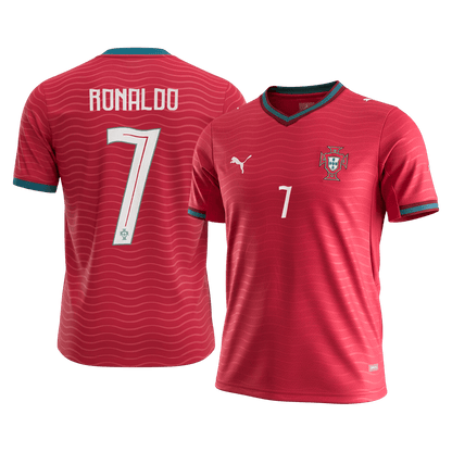 RONALDO #7 Heren Portugal Thuis Voetbalshirt WK Voetbal 2026 - detail