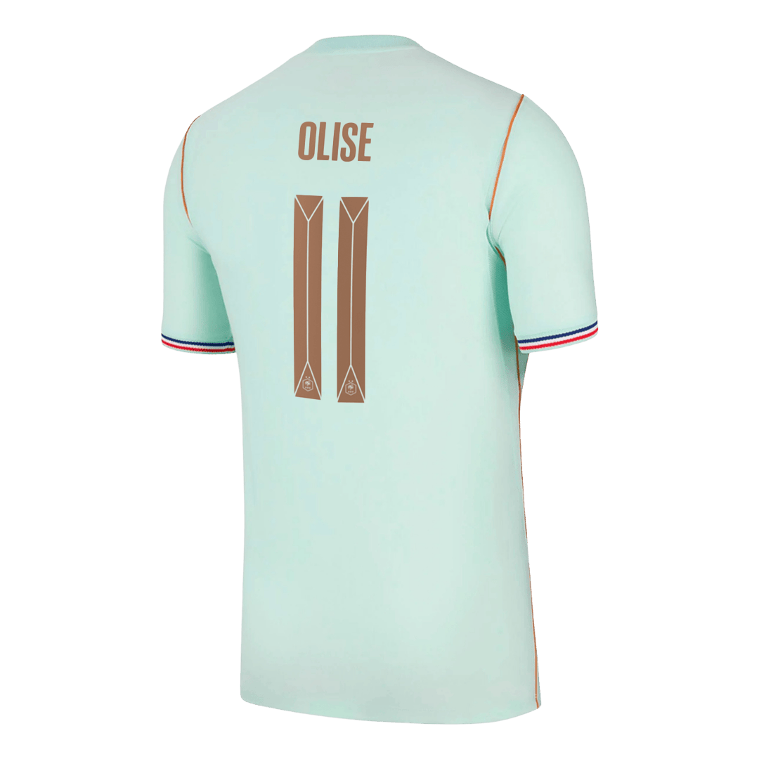 OLISE #11 Heren Frankrijk Uit Voetbalshirt WK Voetbal 2026 - extra