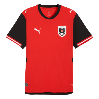 Oostenrijk Thuis Spelersversie Voetbalshirt WK Voetbal 2026 - Slim Fit - voorkant