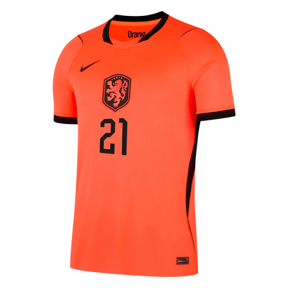 F.DE JONG #21 Heren Nederland thuisshirt WK Voetbal 2026