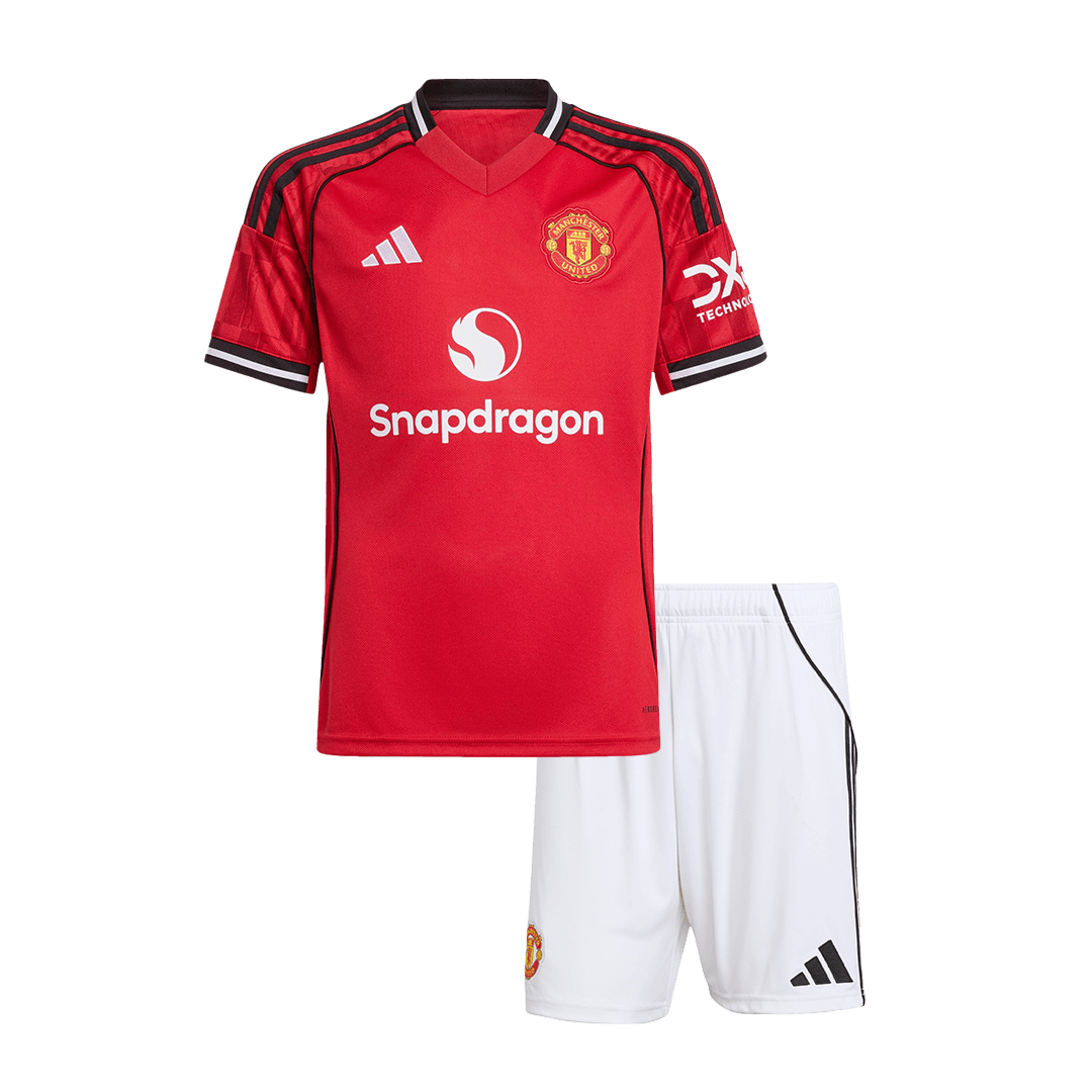 Kinder Manchester United Thuis Tenue 2025/26 football shirt