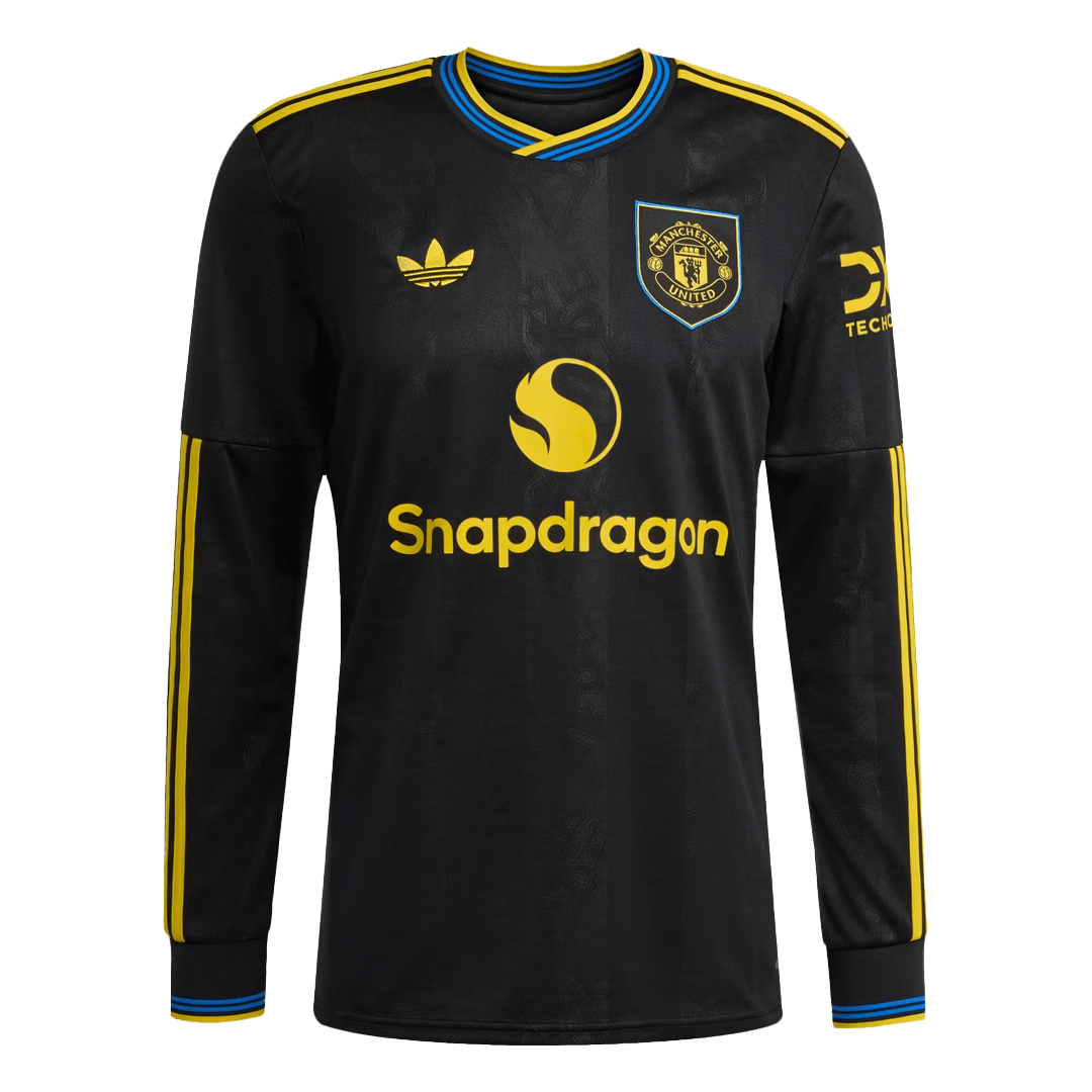 Heren Manchester United Derde Lange Mouwen Voetbalshirt 2025/26