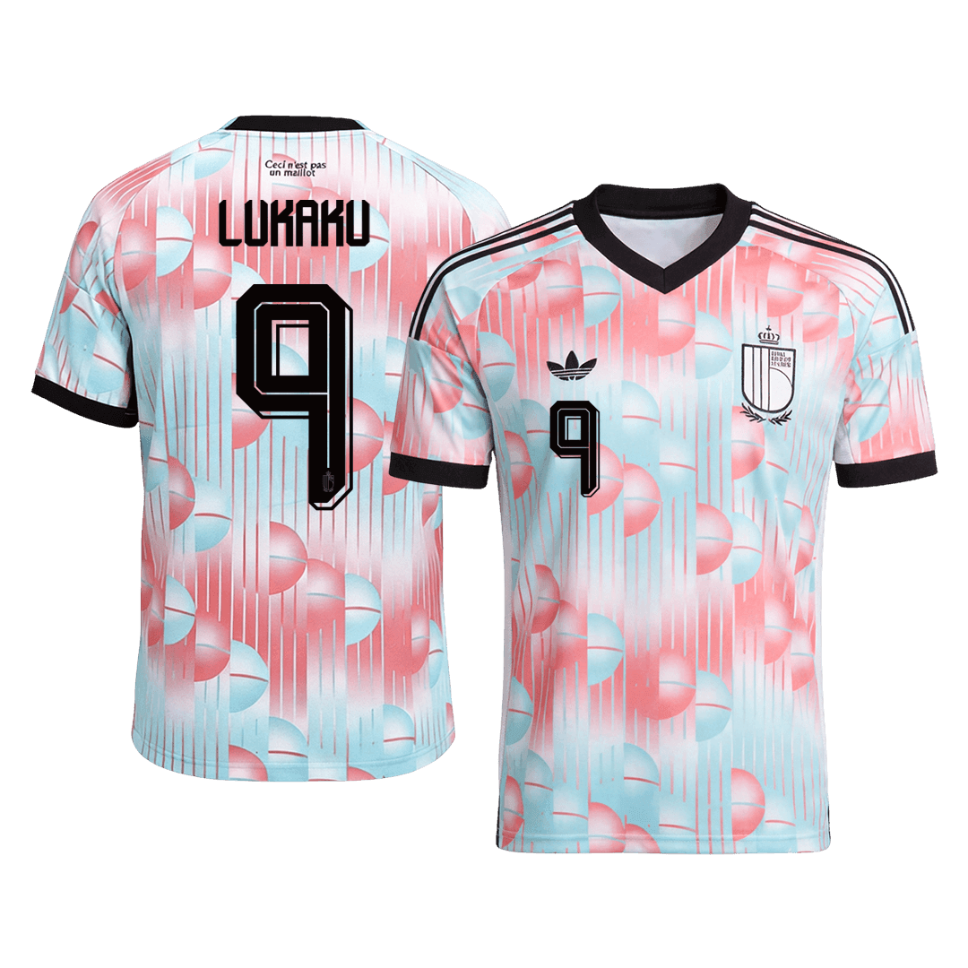 LUKAKU #9 Heren België uitshirt WK Voetbal 2026