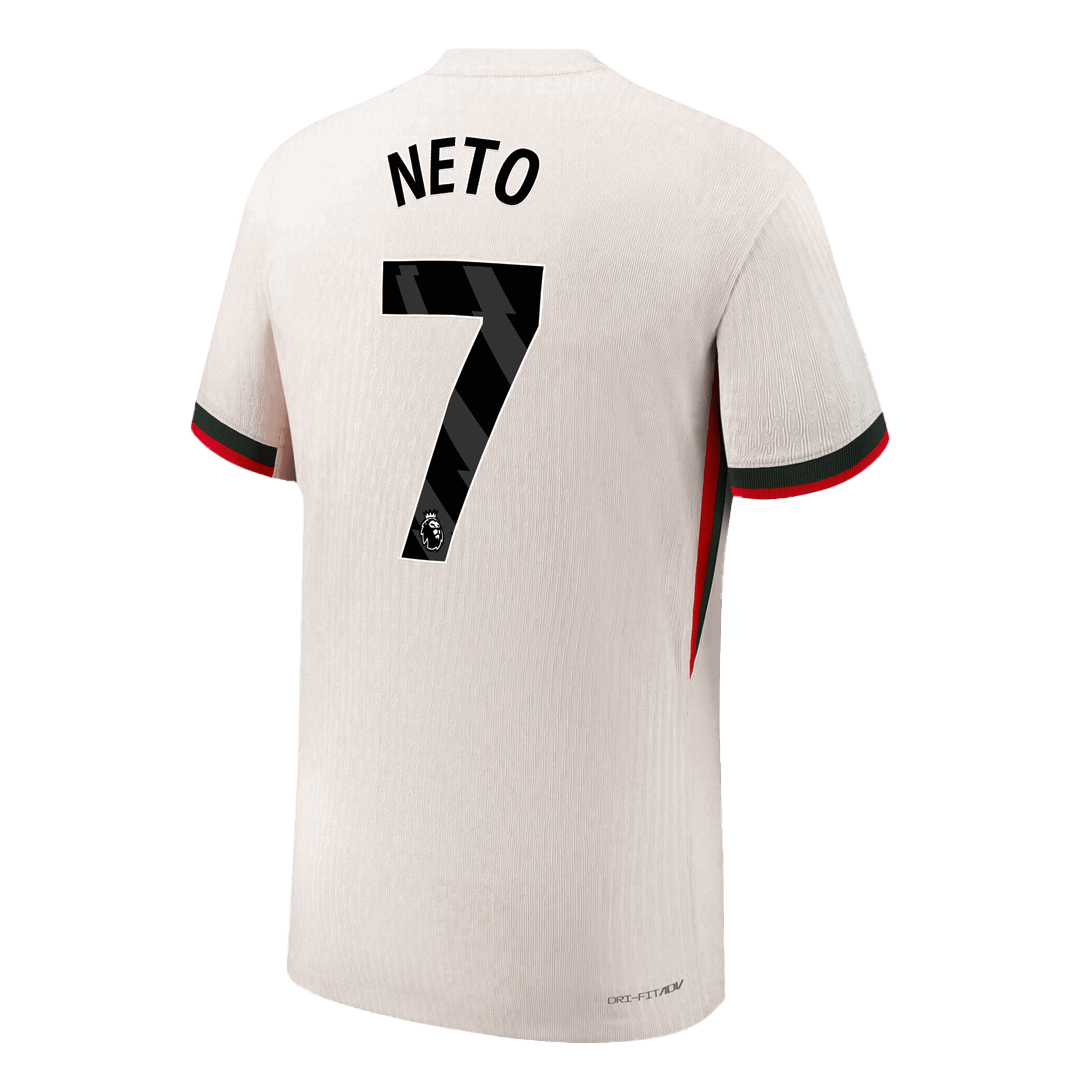 NETO #7 Chelsea Uit Spelersversie Voetbalshirt 2025/26 - Slim Fit - foto 9