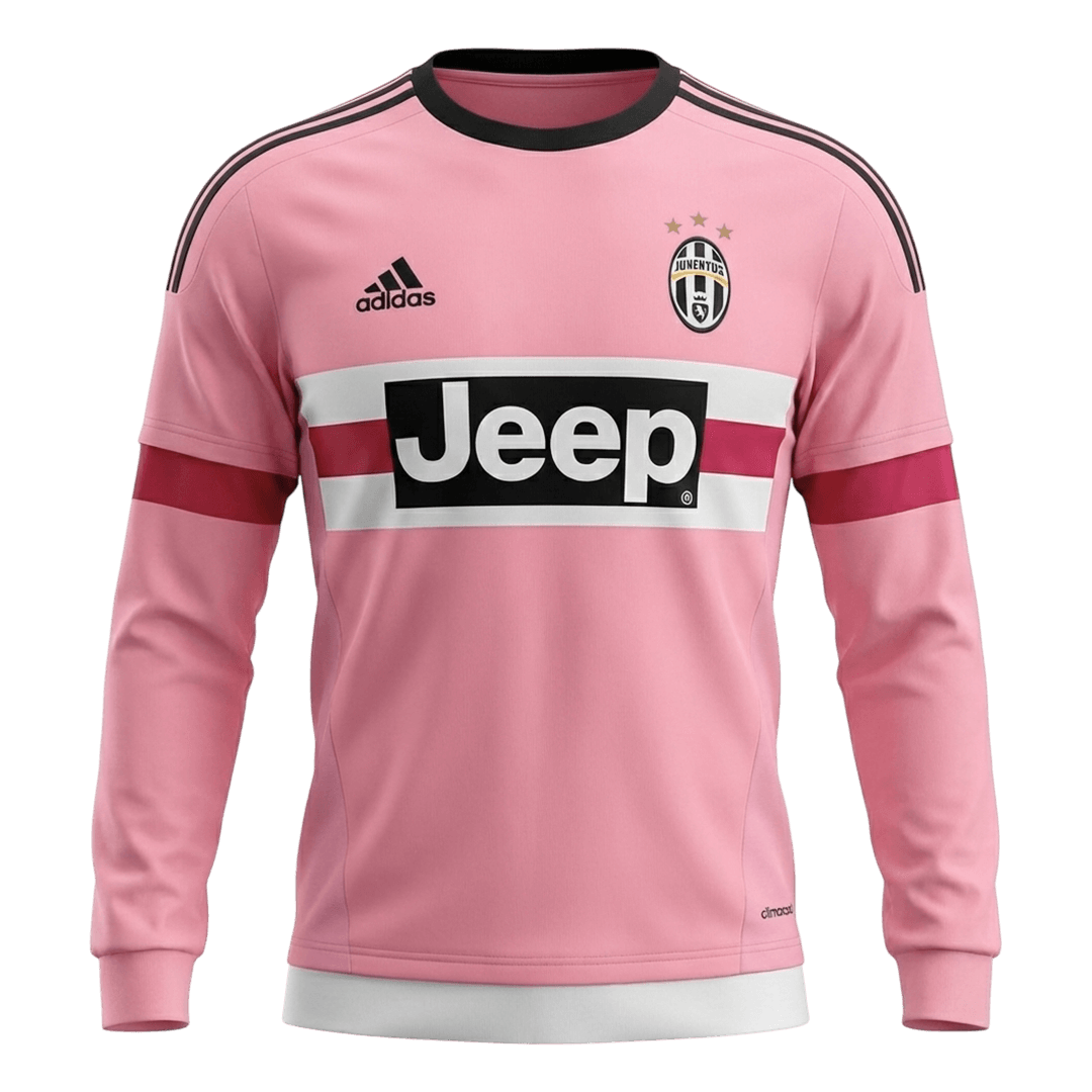 Retro Juventus Uit Lange Mouwen Voetbalshirt 2015/16 2025/26