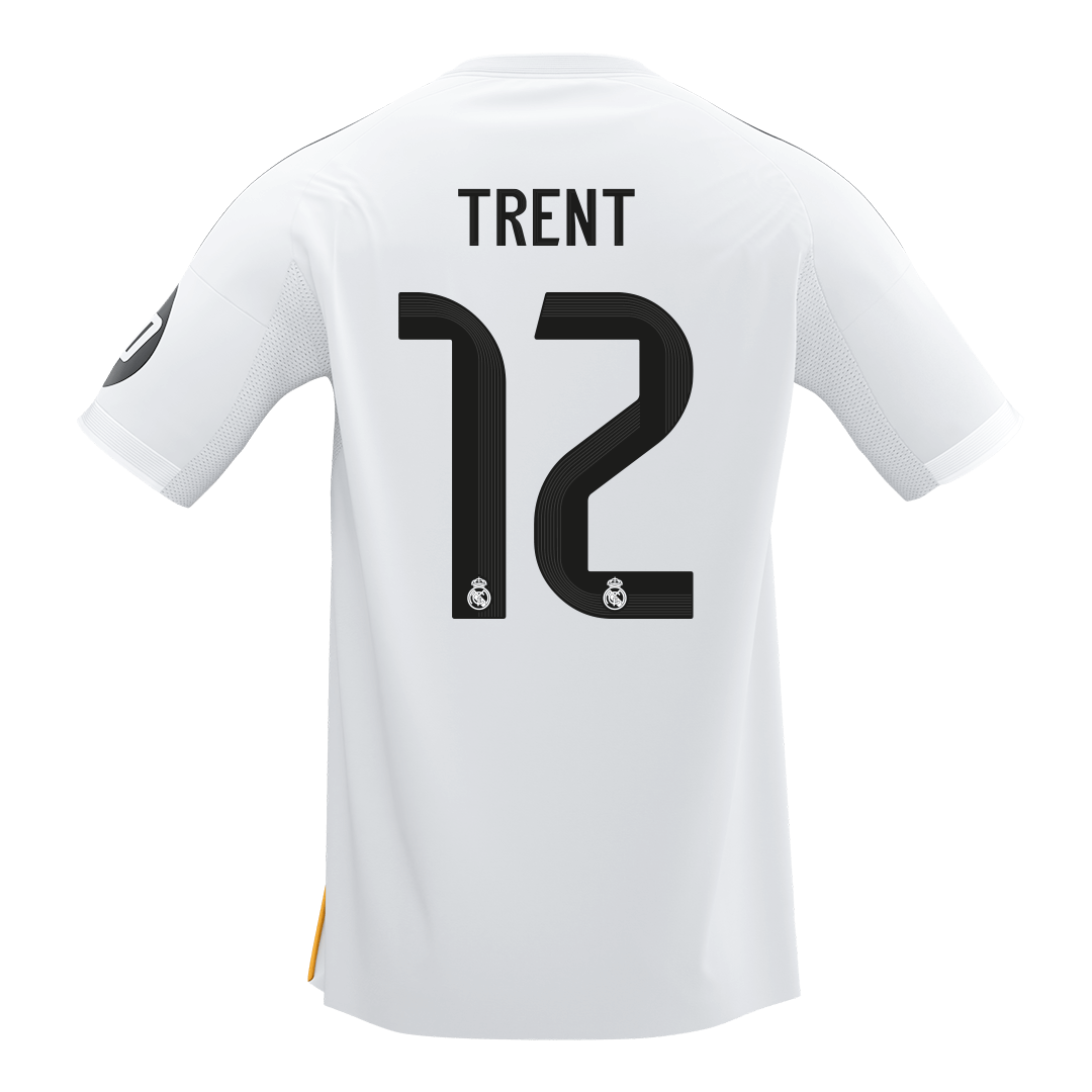 TRENT #12 Heren Real Madrid Thuis Voetbalshirt 2025/26 [PREMIUM] - achterkant