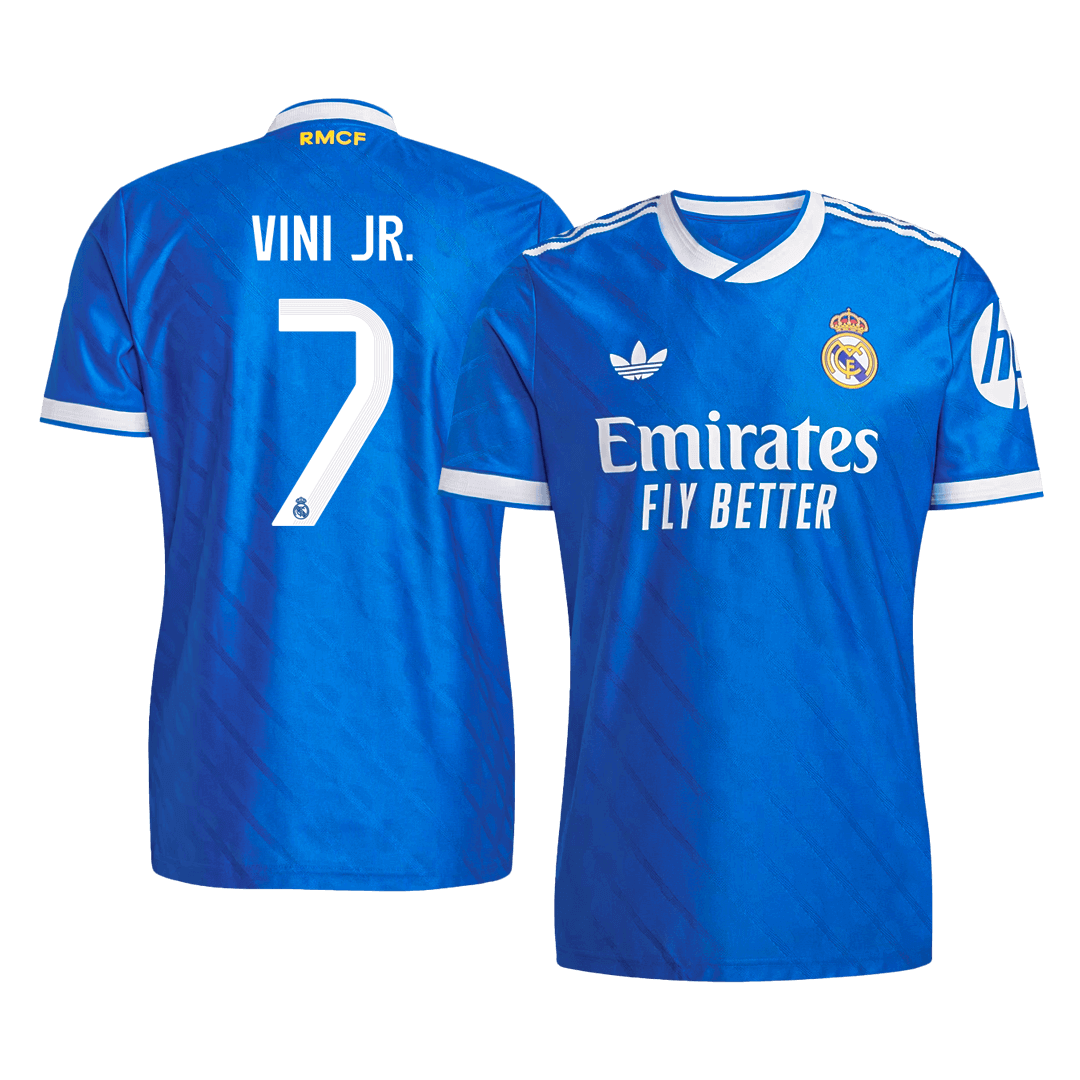 VINI JR. #7 Real Madrid Derde Spelersversie Voetbalshirt 2025/26 - Slim Fit