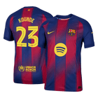 KOUNDE #23 Barcelona Spelersversie thuisshirt 2025/26 - UCL - slim fit